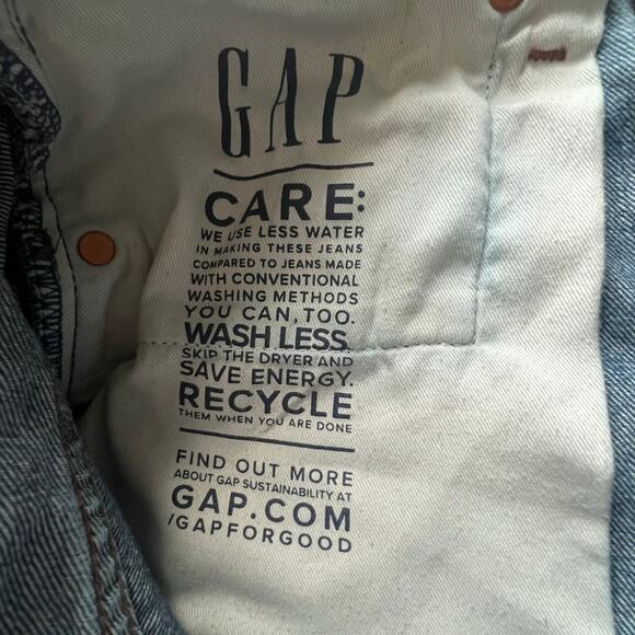 Gap Men’s Original Fit Medium Wash Distressed Buttonfly Denim Jeans- Size 31x30 - Picture 4 of 8